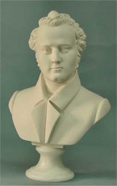 Bellini Vincenzo Bust Composer Sculptural Portrait Statue